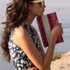 Beaded Envelope- Mezcal Red