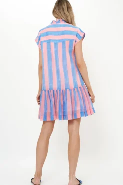 Cap Sleeve Mini- Cabana Pink