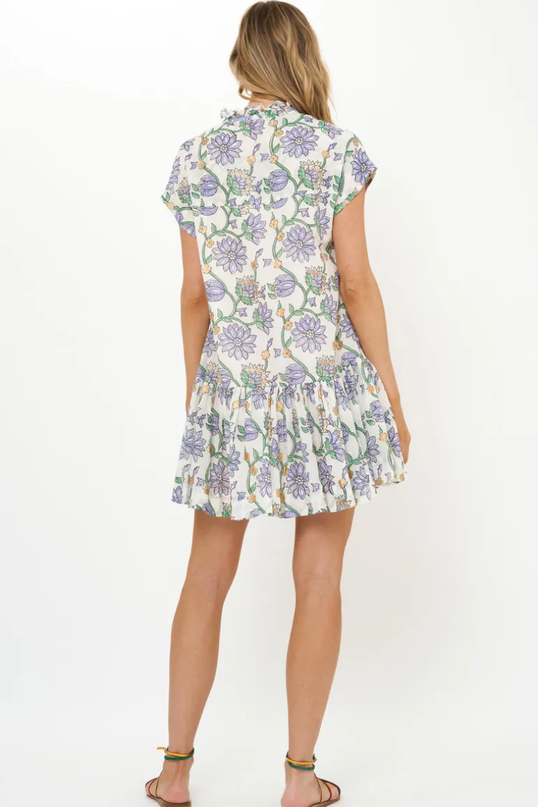 Cap Sleeve Mini- Presidio Blue