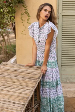 Cinched Flirty Midi- Bloom Lilac