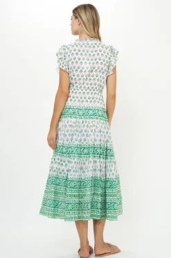 Cinched Flirty Midi- Bloom Lilac