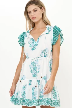 Cinched Flirty Short- Salvia Green