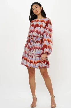 Flirty Short Dress- Venice Cognac