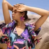 Kauai Earrings- Purple