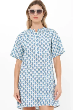 Pocket Dress- Provence Blue