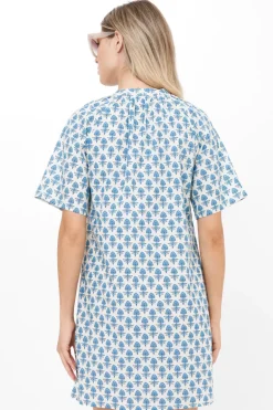 Pocket Dress- Provence Blue