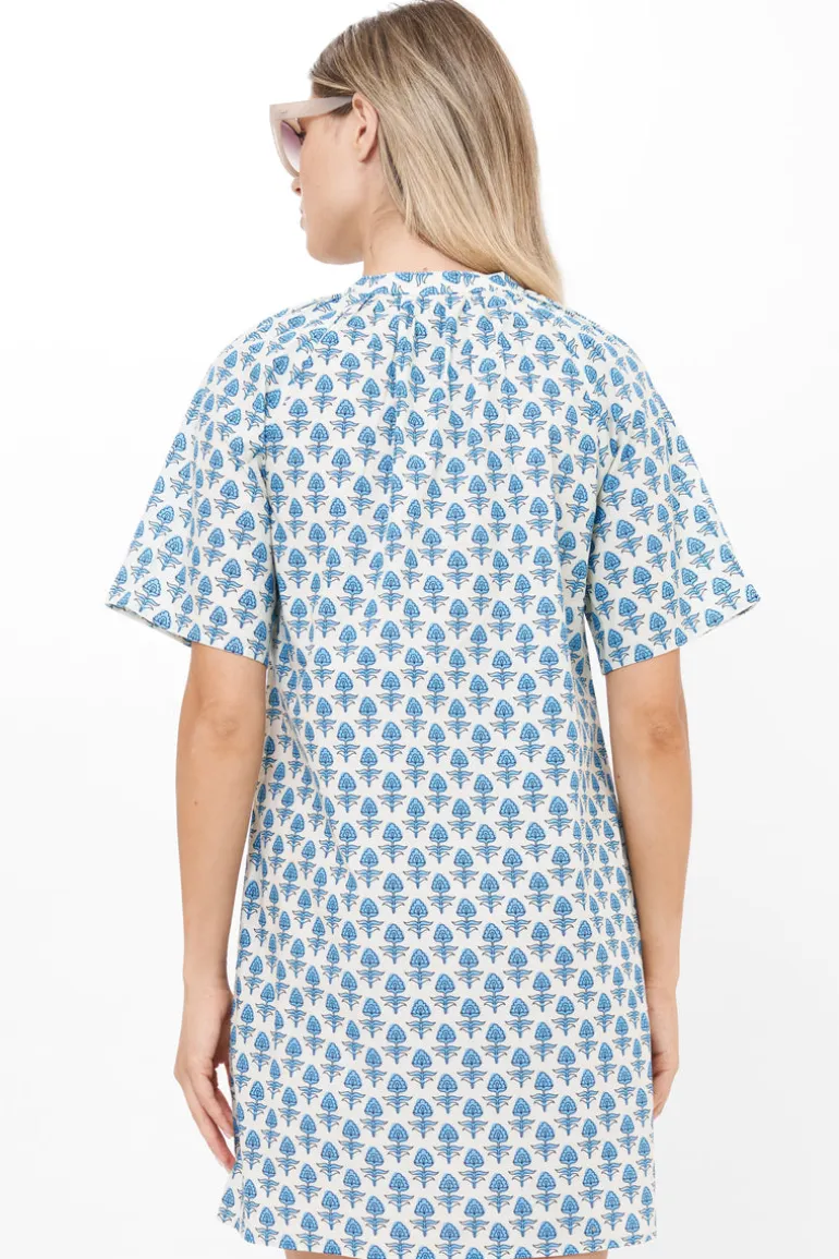 Pocket Dress- Provence Blue