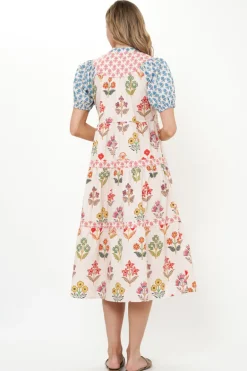Scoop Tiered Midi- Provence Blue