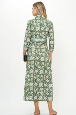 Shirt Dress Maxi- Ivy Olive